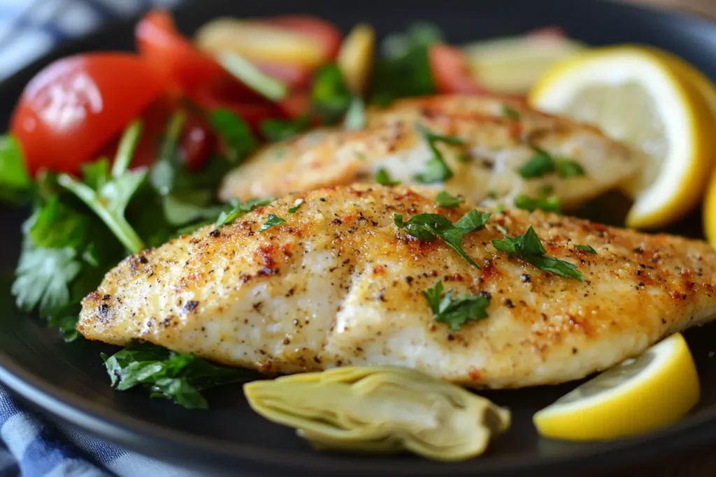 Artichoke and Parmesan Tilapia Recipe - Healthy and Delicious Dinner