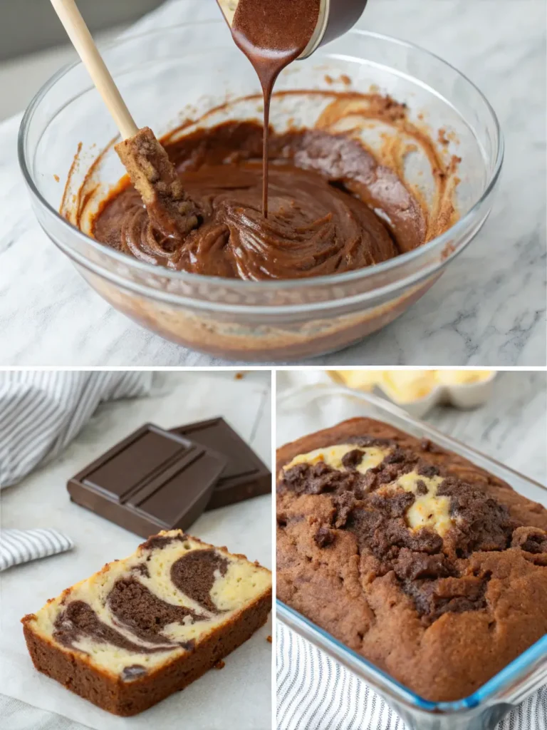 Hot Fudge Brownie Bread